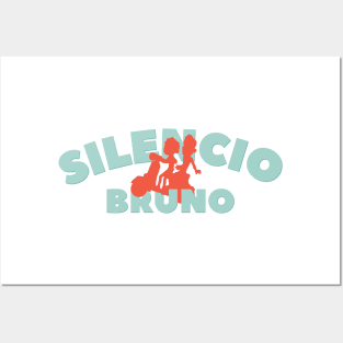 Silencio Bruno (Red) Posters and Art